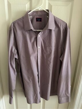 UNTUCKit Men's Long-Sleeve Button-Up Shirt in Mauve
